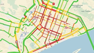 "Поехали!". Саратовцы стоят в девятибалльных пробках