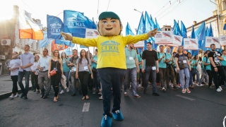Первокурсники СГЮА приняли участие в фестивале "Поехали!"