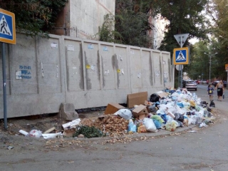 Дорога к саратовской школе ведет через свалку