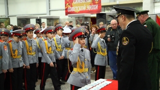 Саратовские кадеты приняли присягу в музее боевой и трудовой славы