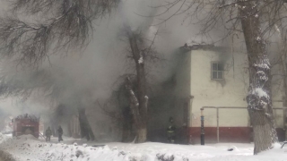 В Заводском районе горят расселенные дома
