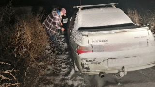 Спасатели помогли застрявшему под Безымянным водителю "десятки"