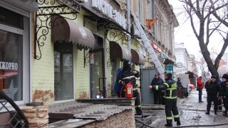 В центре Саратова горит кофейня