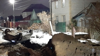 На Черниговской перевернулся "ВАЗ" с пьяным водителем