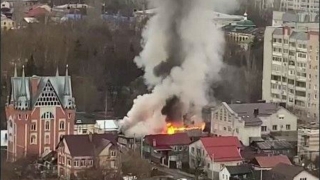 В сгоревшем доме у Горпарка найдено тело погибшего