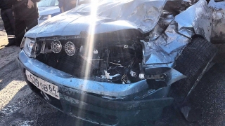 В Заводском районе "Шкода" въехала в дерево и опрокинулась. Пострадала женщина