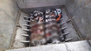 Жителю Саратова оторвало ногу в мусородробильной установке
