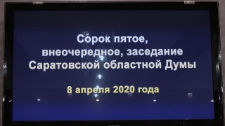 Саратовская облдума поддержала первый пакет мер поддержки бизнеса