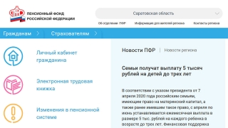 Саратовцы жалуются на невозможность получения услуг ПФР в режиме онлайн
