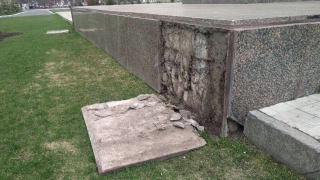 Ленин в Саратове встретит свой юбилей с обвалившимся постаментом