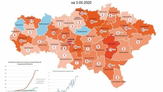 Карта коронавируса. В антилидерах Саратов, Ершовский и Вольский районы