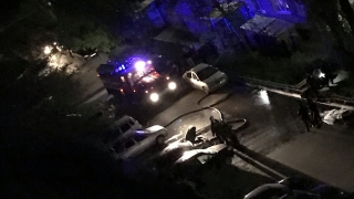 В Ленинском районе на парковке сгорел автомобиль
