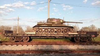 День Победы. Танк Т-34 отправлен из Анисовки в архангельский музей