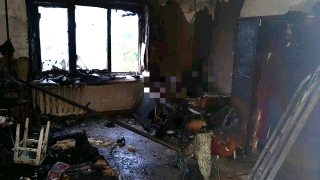 Ночной пожар в Саратове унес жизнь пожилой женщины