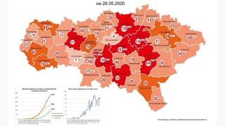 На саратовской карте коронавируса остались только два "бледных" района