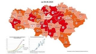 Карта коронавируса. В Саратове – 1141 заболевший, в Энгельсе и Балакове – почти 300