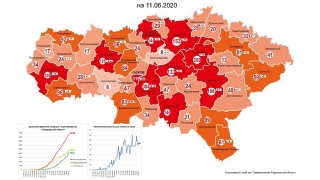 Карта коронавируса. В Энгельсском и Балаковском районах – более 300 заболевших