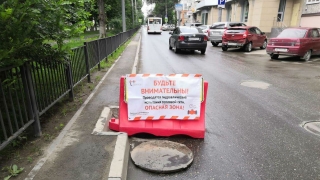 Энергетики разместили предупреждения в местах опрессовки тепловых сетей