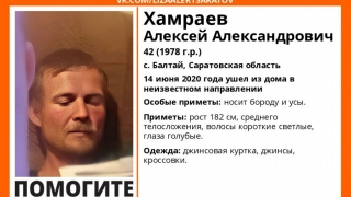 Нуждающийся в медицинской помощи Алексей Хамраев найден живым