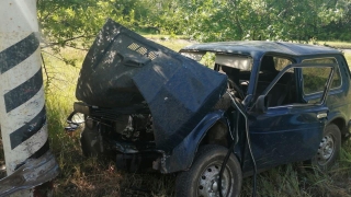 У Балаковской АЭС насмерть разбились двое мужчин на "Ниве"