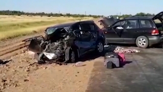 На трассе под Волгоградом погибли мать и 12-летняя дочь из Саратовской области