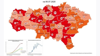 Карта коронавируса. В Саратове 2505 заболевших, в Балаковском районе почти 600