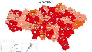 Карта коронавируса. В Саратове 3284 заболевших