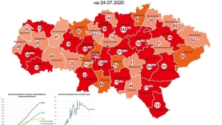 Карта коронавируса. В Балакове и Энгельсе добавилось по 11 случаев, в Саратове +52