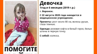 Саратовцев просят помочь в поиске родных найденной в Воронеже девочки