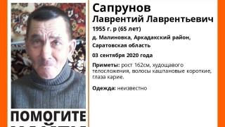 В Саратовской области две недели ищут 65-летнего мужчину