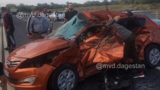 В Дагестане в столкновении с "Камазом" погибла водитель из Саратовской области