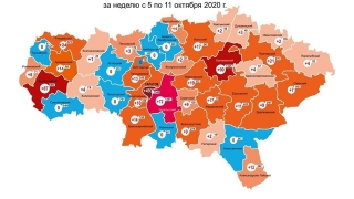 Карта коронавируса. В Саратове 7540 заболевших, плюс 493 за неделю