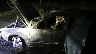 При возгорании мотора в "Ауди" погиб водитель