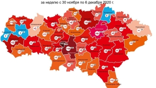 Карта коронавируса. В Саратове уже почти 14 тысяч заболевших