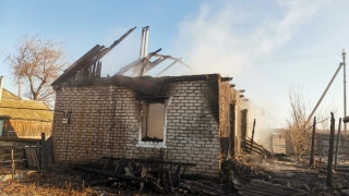 При пожаре в доме на Советской погиб мужчина