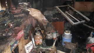 На пожаре в частном доме погибли мужчина и женщина
