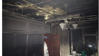 На пожаре под Энгельсом погибла женщина