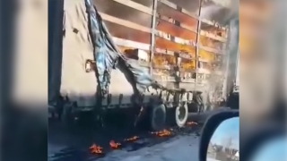 Саратовец не довез электротовары. Его фура сгорела под Тамбовом