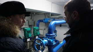 Глава Заводского района ознакомился с ходом реконструкции объектов КВС