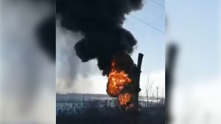 В Саратове пожарные оперативно потушили цистерну с бензином