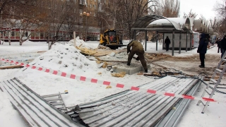 В центре Саратова сносят ларьки