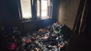 В Марксе на пожаре погиб мужчина