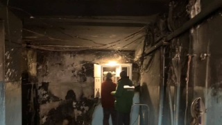 В Ленинском районе из-за электрощитка горел подъезд 9-этажки