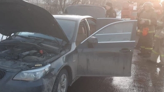 В Петровске сгорел "BMW"