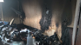 В Саратове жена нашла тело мужа в комнате со следами копоти