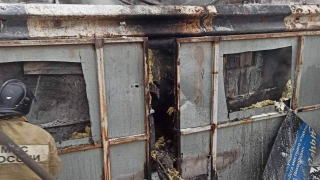 На Песчано-Уметском тракте горел асфальтовый завод