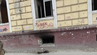 На Чернышевского горел расселенный дом