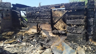 Женщина получила ожоги на ночном пожаре