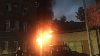Ночью на Астраханскую выезжали пять пожарных расчетов