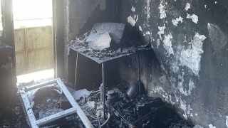 В Жасминном из-за "неосторожного курения" загорелась квартира